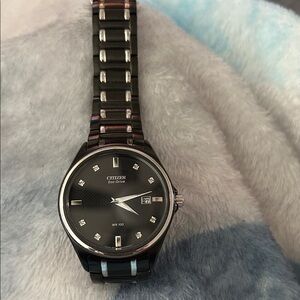 Citizen Black Dial Stainless Steel Bracelet Watch